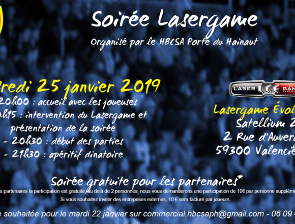 Soirée Lasergame pour les entreprises !