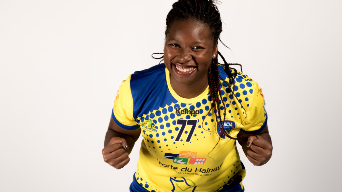 Roseline Ngo Leyi avec le RD Congo