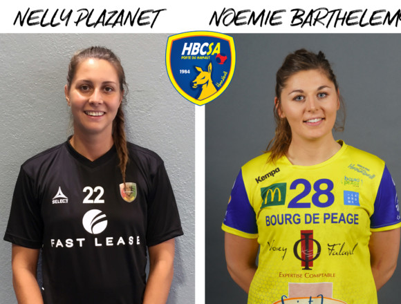 Noémie Barthélémy et Nelly Plazanet seront amandinoises la saison prochaine !